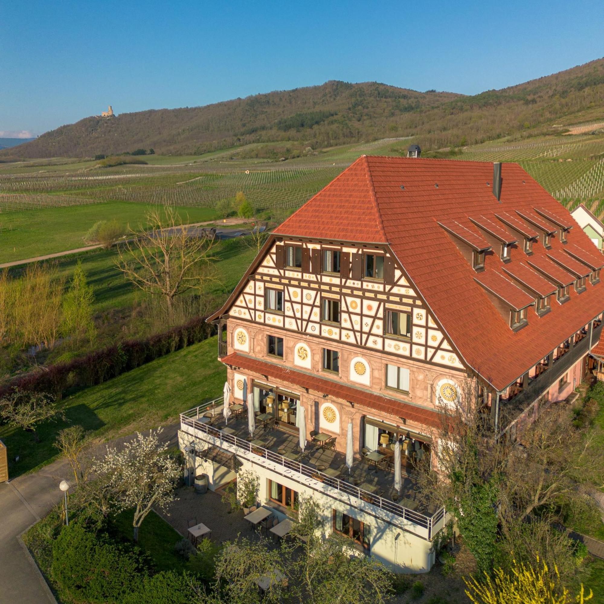 Hotel Restaurant Verger Des Chateaux, Route Des Vins Haut-Koenigsbourg Dieffenthal Exterior photo
